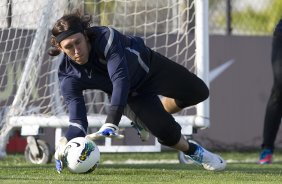 Durante o treino realizado esta tarde no CT Joaquim Grava, localizado no Parque Ecolgico do Tiete. O prximo jogo da equipe ser domingo, 12/08, contra o Coritiba, no estdio Couto Pereira, vlido pela 16 rodada do Campeonato Brasileiro de 2012