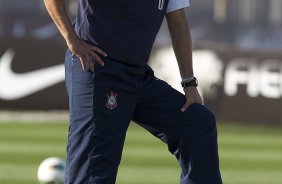 Durante o treino realizado esta tarde no CT Joaquim Grava, localizado no Parque Ecolgico do Tiete. O prximo jogo da equipe ser domingo, 12/08, contra o Coritiba, no estdio Couto Pereira, vlido pela 16 rodada do Campeonato Brasileiro de 2012