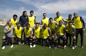 Durante o treino realizado esta manh no CT Joaquim Grava, localizado no Parque Ecolgico do Tiete. O prximo jogo da equipe ser amanh, domingo, 12/08, contra o Coritiba, no estdio Couto Pereira, vlido pela 16 rodada do Campeonato Brasileiro de 2012