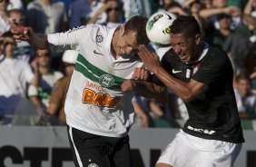Durante a partida entre Coritiba x Corinthians, realizada esta tarde no estdio Couto Pereira, jogo vlido pela 16 rodada do Campeonato Brasileiro de 2012