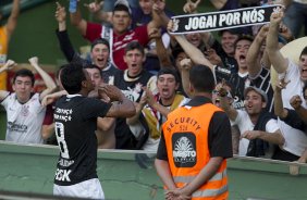 Durante a partida entre Coritiba x Corinthians, realizada esta tarde no estdio Couto Pereira, jogo vlido pela 16 rodada do Campeonato Brasileiro de 2012