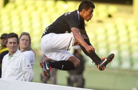 Durante a partida entre Coritiba x Corinthians, realizada esta tarde no estdio Couto Pereira, jogo vlido pela 16 rodada do Campeonato Brasileiro de 2012