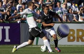Durante a partida entre Coritiba x Corinthians, realizada esta tarde no estdio Couto Pereira, jogo vlido pela 16 rodada do Campeonato Brasileiro de 2012