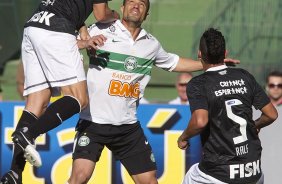Durante a partida entre Coritiba x Corinthians, realizada esta tarde no estdio Couto Pereira, jogo vlido pela 16 rodada do Campeonato Brasileiro de 2012