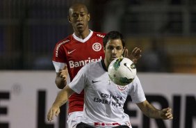 Durante a partida entre Corinthians x Internacional/RS, realizada esta noite no estdio do Pacaembu, jogo vlido pela 17 rodada do Campeonato Brasileiro de 2012