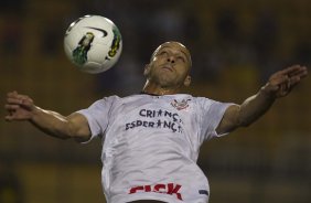 Durante a partida entre Corinthians x Internacional/RS, realizada esta noite no estdio do Pacaembu, jogo vlido pela 17 rodada do Campeonato Brasileiro de 2012