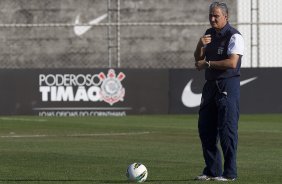 Durante o treino realizado esta tarde no CT Joaquim Grava, localizado no Parque Ecolgico do Tiete. O prximo jogo da equipe ser domingo,19/08, contra o Santos, na Vila Belmiro, vlido pela 18 rodada do Campeonato Brasileiro de 2012