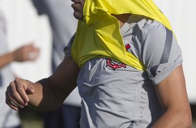 Durante o treino realizado esta tarde no CT Joaquim Grava, localizado no Parque Ecolgico do Tiete. O prximo jogo da equipe ser domingo,19/08, contra o Santos, na Vila Belmiro, vlido pela 18 rodada do Campeonato Brasileiro de 2012