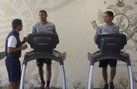 Durante o treino realizado esta tarde no CT Joaquim Grava, localizado no Parque Ecolgico do Tiete. O prximo jogo da equipe ser domingo,19/08, contra o Santos, na Vila Belmiro, vlido pela 18 rodada do Campeonato Brasileiro de 2012