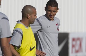 Durante o treino realizado esta tarde no CT Joaquim Grava, localizado no Parque Ecolgico do Tiete. O prximo jogo da equipe ser domingo,19/08, contra o Santos, na Vila Belmiro, vlido pela 18 rodada do Campeonato Brasileiro de 2012