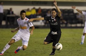 Durante a partida entre Santos x Corinthians, realizada esta tarde no estdio da Vila Belmiro, vlido pela 18 rodada do Campeonato Brasileiro 2012