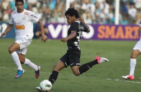 Durante a partida entre Santos x Corinthians, realizada esta tarde no estdio da Vila Belmiro, vlido pela 18 rodada do Campeonato Brasileiro 2012