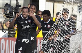 Durante a partida entre Santos x Corinthians, realizada esta tarde no estdio da Vila Belmiro, vlido pela 18 rodada do Campeonato Brasileiro 2012