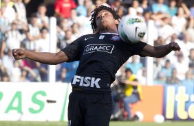 Durante a partida entre Santos x Corinthians, realizada esta tarde no estdio da Vila Belmiro, vlido pela 18 rodada do Campeonato Brasileiro 2012