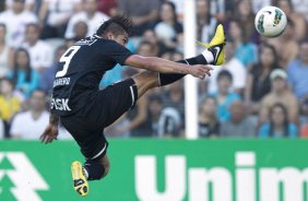 Durante a partida entre Santos x Corinthians, realizada esta tarde no estdio da Vila Belmiro, vlido pela 18 rodada do Campeonato Brasileiro 2012