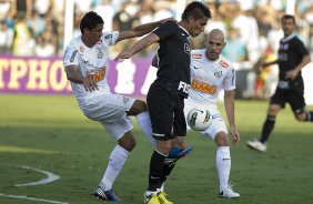 Durante a partida entre Santos x Corinthians, realizada esta tarde no estdio da Vila Belmiro, vlido pela 18 rodada do Campeonato Brasileiro 2012