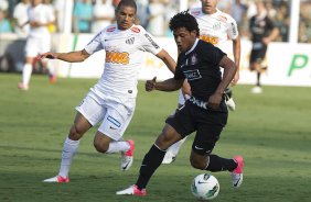 Durante a partida entre Santos x Corinthians, realizada esta tarde no estdio da Vila Belmiro, vlido pela 18 rodada do Campeonato Brasileiro 2012