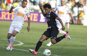 Durante a partida entre Santos x Corinthians, realizada esta tarde no estdio da Vila Belmiro, vlido pela 18 rodada do Campeonato Brasileiro 2012