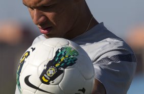 Durante o treino realizado esta tarde no CT Joaquim Grava, localizado no Parque Ecolgico do Tiete. O prximo jogo da equipe ser domingo, 25/08, contra o So Paulo, no Pacaembu, vlido pela 19 rodada do Campeonato Brasileiro de 2012