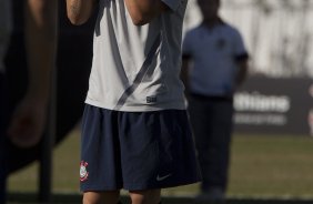 Durante o treino realizado esta tarde no CT Joaquim Grava, localizado no Parque Ecolgico do Tiete. O prximo jogo da equipe ser domingo, 25/08, contra o So Paulo, no Pacaembu, vlido pela 19 rodada do Campeonato Brasileiro de 2012