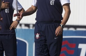 Durante o treino realizado esta tarde no CT Joaquim Grava, localizado no Parque Ecolgico do Tiete. O prximo jogo da equipe ser domingo, 25/08, contra o So Paulo, no Pacaembu, vlido pela 19 rodada do Campeonato Brasileiro de 2012