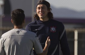 Durante o treino realizado esta tarde no CT Joaquim Grava, localizado no Parque Ecológico do Tiete. O próximo jogo da equipe será domingo, 25/08, contra o São Paulo, no Pacaembu, válido pela 19ª rodada do Campeonato Brasileiro de 2012