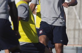 Durante o treino realizado esta tarde no CT Joaquim Grava, localizado no Parque Ecolgico do Tiete. O prximo jogo da equipe ser domingo, 25/08, contra o So Paulo, no Pacaembu, vlido pela 19 rodada do Campeonato Brasileiro de 2012