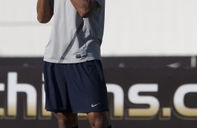 Durante o treino realizado esta tarde no CT Joaquim Grava, localizado no Parque Ecolgico do Tiete. O prximo jogo da equipe ser domingo, 25/08, contra o So Paulo, no Pacaembu, vlido pela 19 rodada do Campeonato Brasileiro de 2012