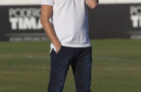 Durante o treino realizado esta tarde no CT Joaquim Grava, localizado no Parque Ecolgico do Tiete. O prximo jogo da equipe ser domingo, 25/08, contra o So Paulo, no Pacaembu, vlido pela 19 rodada do Campeonato Brasileiro de 2012