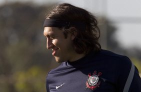 Durante o treino realizado esta tarde no CT Joaquim Grava, localizado no Parque Ecolgico do Tiete. O prximo jogo da equipe ser domingo, 25/08, contra o So Paulo, no Pacaembu, vlido pela 19 rodada do Campeonato Brasileiro de 2012