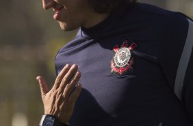 Durante o treino realizado esta tarde no CT Joaquim Grava, localizado no Parque Ecolgico do Tiete. O prximo jogo da equipe ser domingo, 25/08, contra o So Paulo, no Pacaembu, vlido pela 19 rodada do Campeonato Brasileiro de 2012