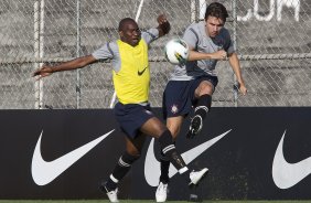 Durante o treino realizado esta tarde no CT Joaquim Grava, localizado no Parque Ecolgico do Tiete. O prximo jogo da equipe ser domingo, 25/08, contra o So Paulo, no Pacaembu, vlido pela 19 rodada do Campeonato Brasileiro de 2012