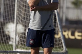 Durante o treino realizado esta tarde no CT Joaquim Grava, localizado no Parque Ecolgico do Tiete. O prximo jogo da equipe ser domingo, 25/08, contra o So Paulo, no Pacaembu, vlido pela 19 rodada do Campeonato Brasileiro de 2012