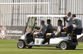 Apos o treino realizado esta manh no CT Joaquim Grava, localizado no Parque Ecolgico do Tiete. O prximo jogo da equipe ser amanh, domingo, 25/08, contra o So Paulo, no Pacaembu, vlido pela 19 rodada do Campeonato Brasileiro de 2012