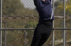 Apos o treino realizado esta manh no CT Joaquim Grava, localizado no Parque Ecolgico do Tiete. O prximo jogo da equipe ser amanh, domingo, 25/08, contra o So Paulo, no Pacaembu, vlido pela 19 rodada do Campeonato Brasileiro de 2012