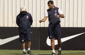 Apos o treino realizado esta manh no CT Joaquim Grava, localizado no Parque Ecolgico do Tiete. O prximo jogo da equipe ser amanh, domingo, 25/08, contra o So Paulo, no Pacaembu, vlido pela 19 rodada do Campeonato Brasileiro de 2012