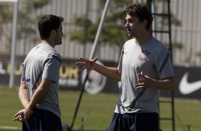 Apos o treino realizado esta manh no CT Joaquim Grava, localizado no Parque Ecolgico do Tiete. O prximo jogo da equipe ser amanh, domingo, 25/08, contra o So Paulo, no Pacaembu, vlido pela 19 rodada do Campeonato Brasileiro de 2012