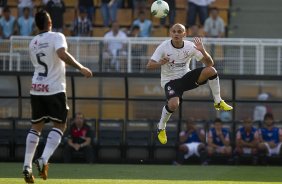 Durante a partida entre Corinthians x So Paulo, realizada esta tarde no estdio do Pacaembu, jogo vlido pela 19 rodada do Campeonato Brasileiro de 2012