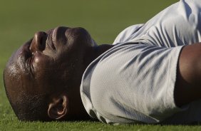 Apos o treino realizado esta tarde no CT Joaquim Grava, localizado no Parque Ecolgico do Tiete. O prximo jogo da equipe ser domingo, 02/09, contra o Atltico-MG, no Pacaembu, jogo vlido pela 21 rodada do Campeonato Brasileiro de 2012