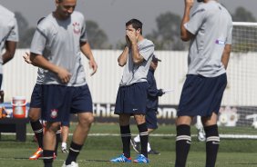 Apos o treino realizado esta manh no CT Joaquim Grava, localizado no Parque Ecolgico do Tiete. O prximo jogo da equipe ser amanh, domingo, 02/09, contra o Atltico-MG, no Pacaembu, jogo vlido pela 21 rodada do Campeonato Brasileiro de 2012