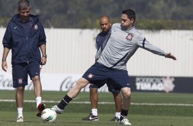 Apos o treino realizado esta manh no CT Joaquim Grava, localizado no Parque Ecolgico do Tiete. O prximo jogo da equipe ser amanh, domingo, 02/09, contra o Atltico-MG, no Pacaembu, jogo vlido pela 21 rodada do Campeonato Brasileiro de 2012