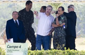 Apos o treino realizado esta manh no CT Joaquim Grava, localizado no Parque Ecolgico do Tiete. O prximo jogo da equipe ser amanh, domingo, 02/09, contra o Atltico-MG, no Pacaembu, jogo vlido pela 21 rodada do Campeonato Brasileiro de 2012