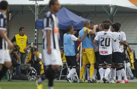 Durante a partida entre Corinthians x Atltico-MG, realizada esta tarde no estdio do Pacaembu, jogo vlido pela 21 rodada do Campeonato Brasileiro de 2012