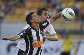 Durante a partida entre Corinthians x Atltico-MG, realizada esta tarde no estdio do Pacaembu, jogo vlido pela 21 rodada do Campeonato Brasileiro de 2012