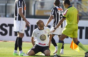 Durante a partida entre Corinthians x Atltico-MG, realizada esta tarde no estdio do Pacaembu, jogo vlido pela 21 rodada do Campeonato Brasileiro de 2012