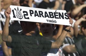 Durante a partida entre Corinthians x Atltico-MG, realizada esta tarde no estdio do Pacaembu, jogo vlido pela 21 rodada do Campeonato Brasileiro de 2012