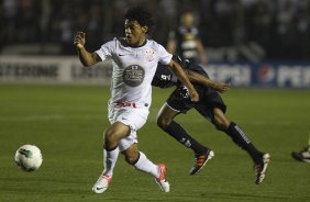 Durante a partida entre Figueirense/SC x Corinthians, realizada esta noitee no estádio Orlando Scarpelli, jogo válido pela 22ª rodada do Campeonato Brasileiro de 2012