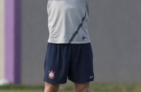 Apos o treino realizado esta tarde no CT Joaquim Grava, localizado no Parque Ecolgico do Tiete. O prximo jogo da equipe ser amanh, sbado, 08/09, contra o Grmio, no estdio do Pacaembu, jogo vlido pela 23 rodada do Campeonato Brasileiro de 2012