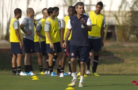 Apos o treino realizado esta tarde no CT Joaquim Grava, localizado no Parque Ecolgico do Tiete. O prximo jogo da equipe ser amanh, sbado, 08/09, contra o Grmio, no estdio do Pacaembu, jogo vlido pela 23 rodada do Campeonato Brasileiro de 2012