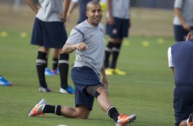 Apos o treino realizado esta tarde no CT Joaquim Grava, localizado no Parque Ecolgico do Tiete. O prximo jogo da equipe ser amanh, sbado, 08/09, contra o Grmio, no estdio do Pacaembu, jogo vlido pela 23 rodada do Campeonato Brasileiro de 2012